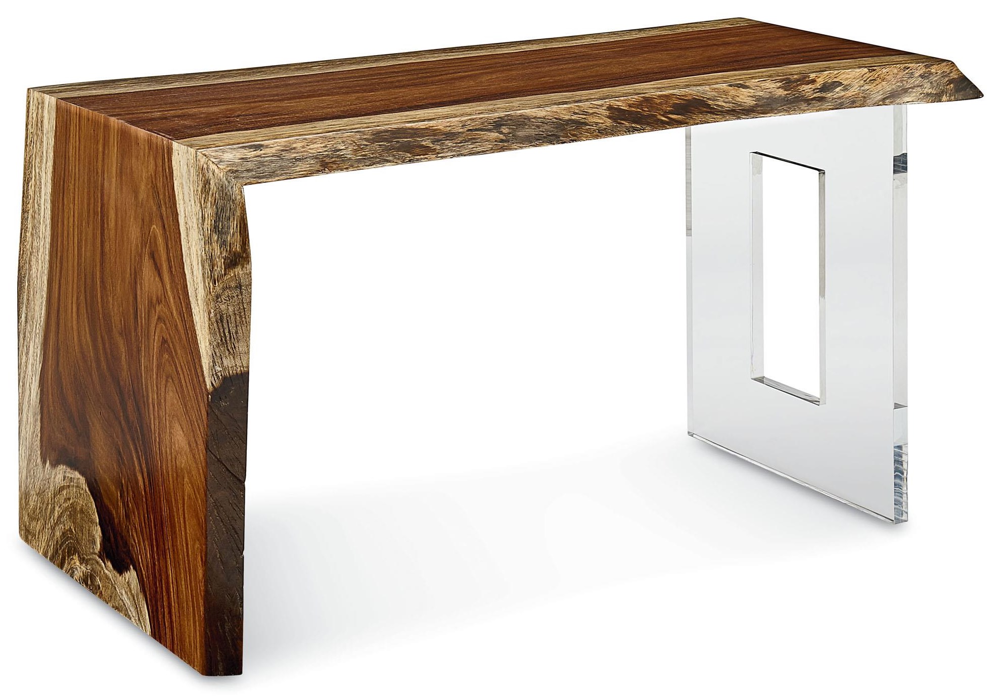 Fairfield Home Office Live Edge Waterfall Desk Belfort Furniture